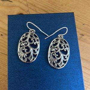 Silver plated earrings